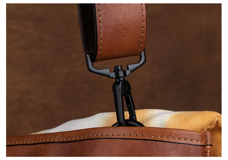 Womens Green Canvas And Leather Crossbody Bag Designer Totes For Women