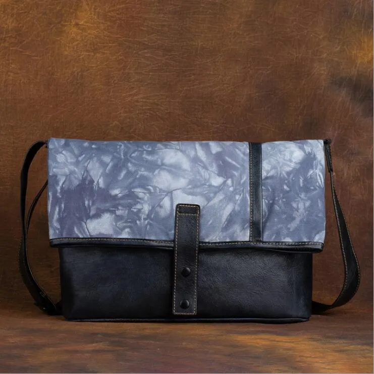 Womens Green Canvas And Leather Crossbody Bag Designer Totes For Women