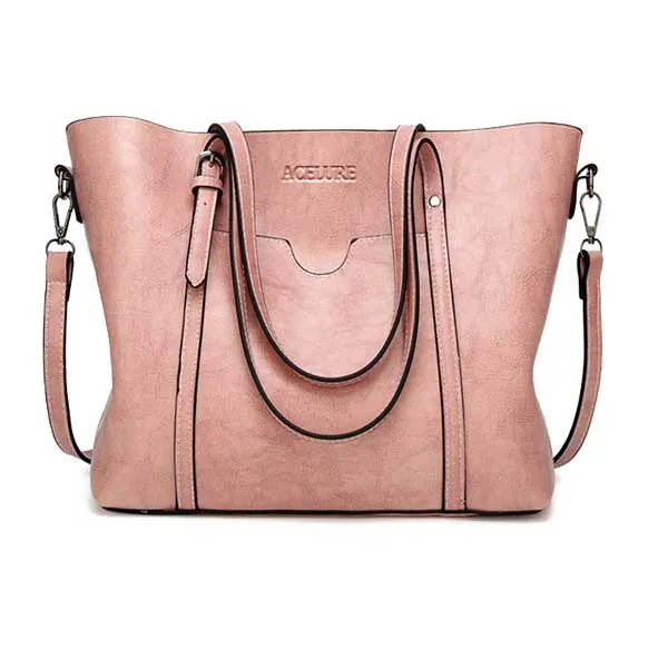 Women's Leather Handbag Tote