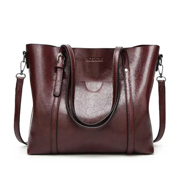 Women's Leather Handbag Tote