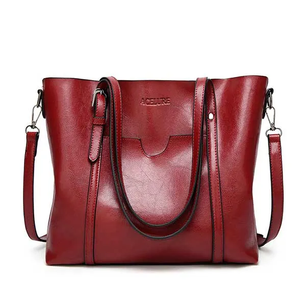 Women's Leather Handbag Tote